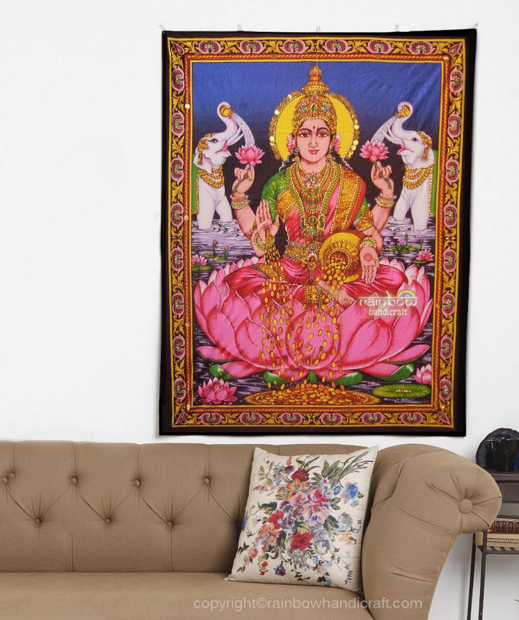 Lakshmi wall tapestry