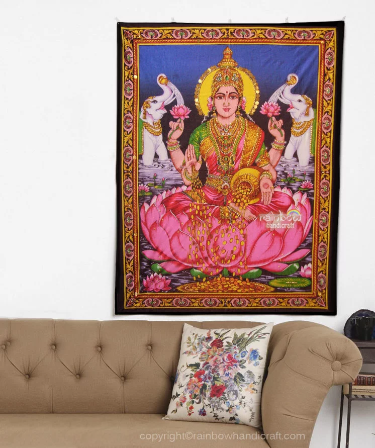 Lakshmi wall tapestry