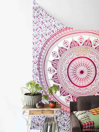 lotus mandala tapestry
