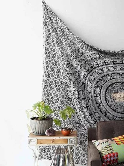 elephant mandala tapestry