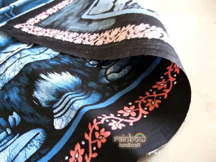 Hindu Goddess Kali Batik Wall Tapestry for Invoke Strength
