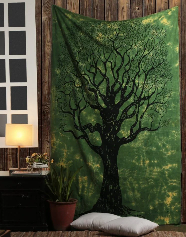 dry tree of life wall hanging tapestry decor