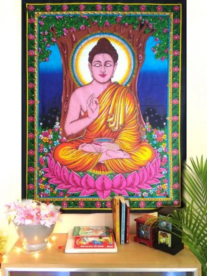 buddha wall tapestry