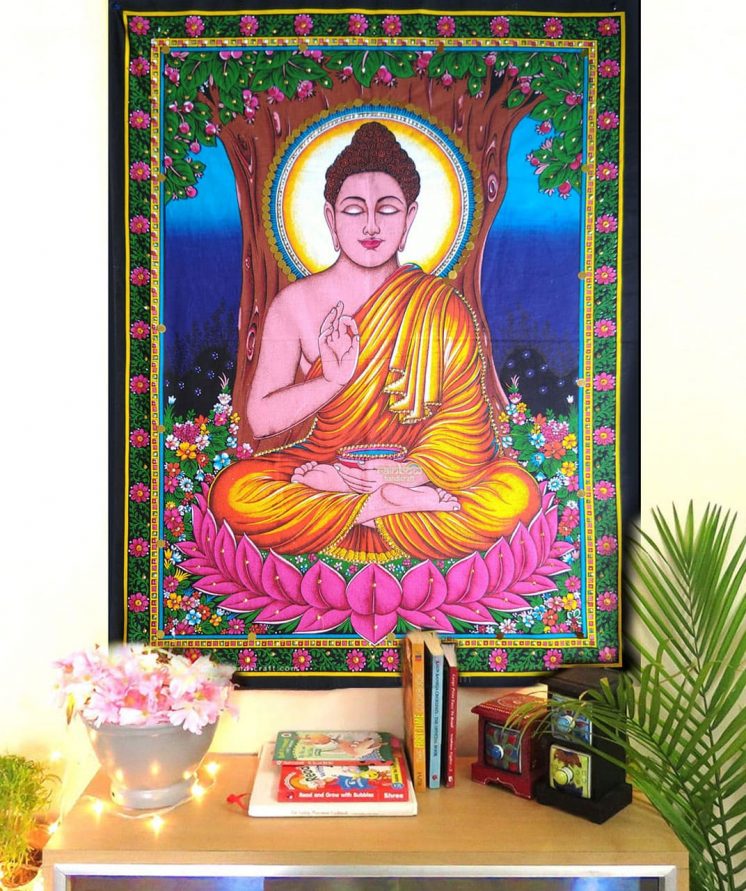 buddha wall tapestry