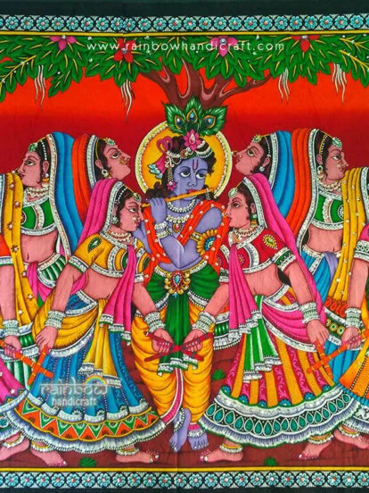 krishna radha tapestry