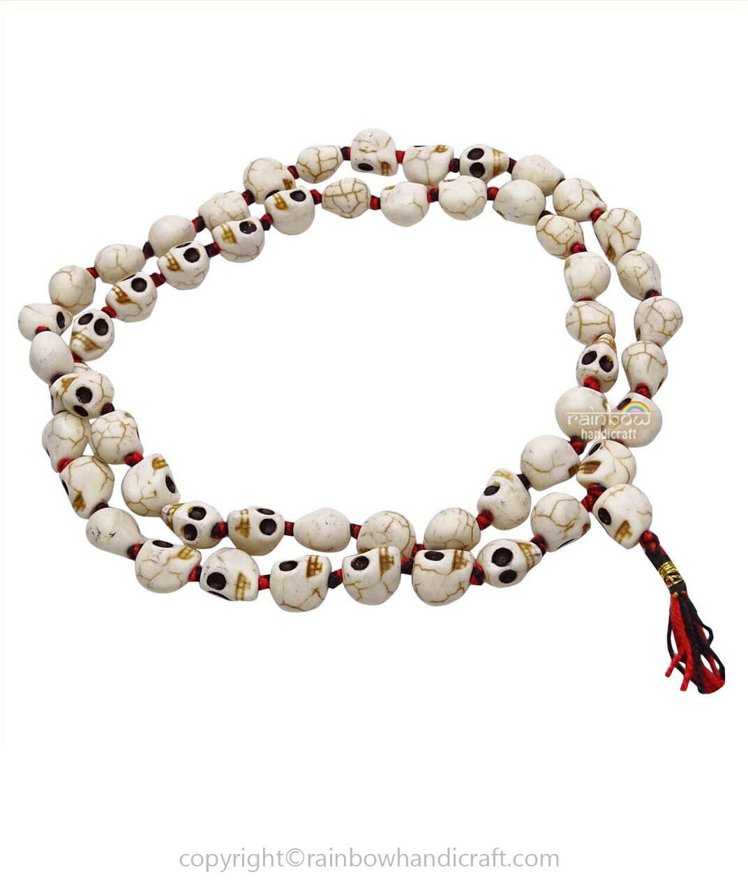 Tibetan Prayer Shamballa Halloween All Soul's Beads Skull Bracelet multi  Coloured - Etsy