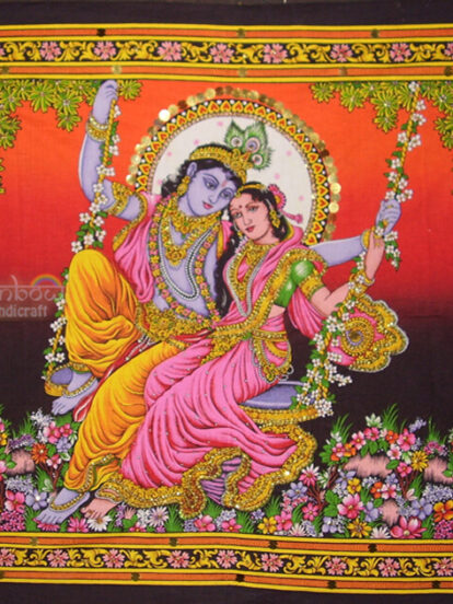 radha krishna tapestry