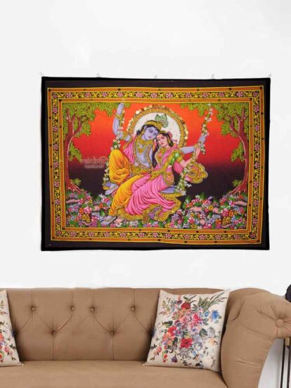 radha krishna tapestry