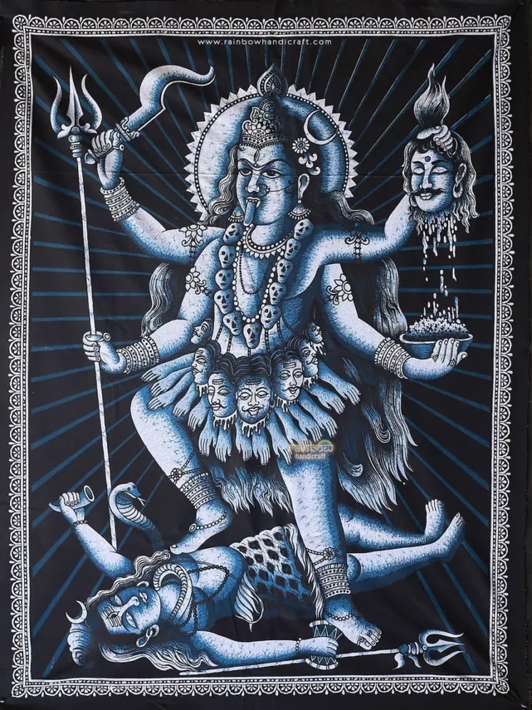 kali batik tapestry