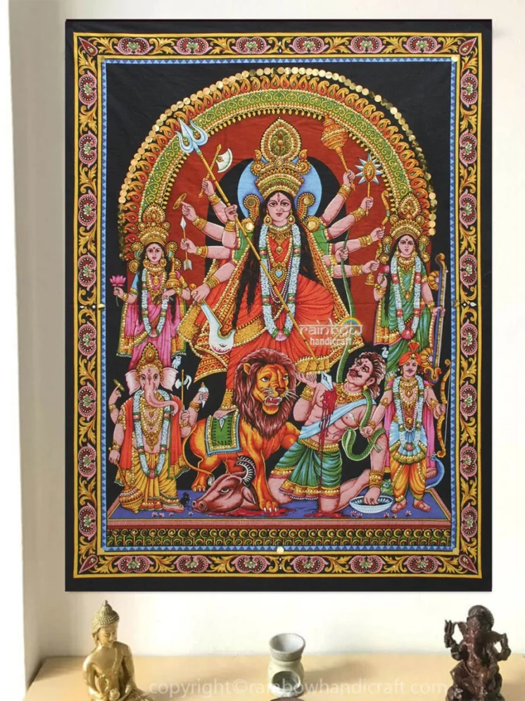 durga wall tapestry