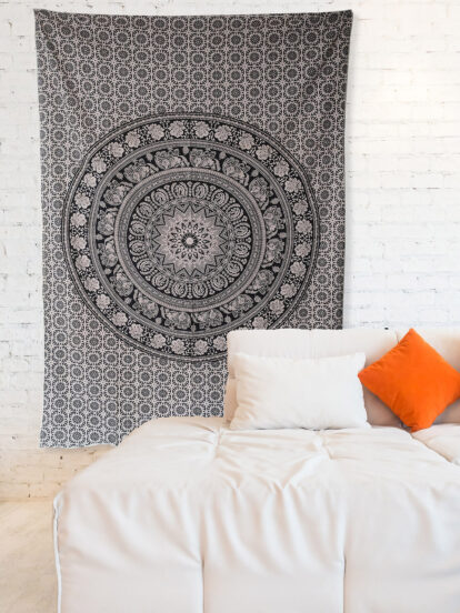 Elephant Mandala Wall Tapestry