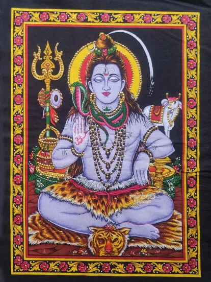 lord shiva tapestry