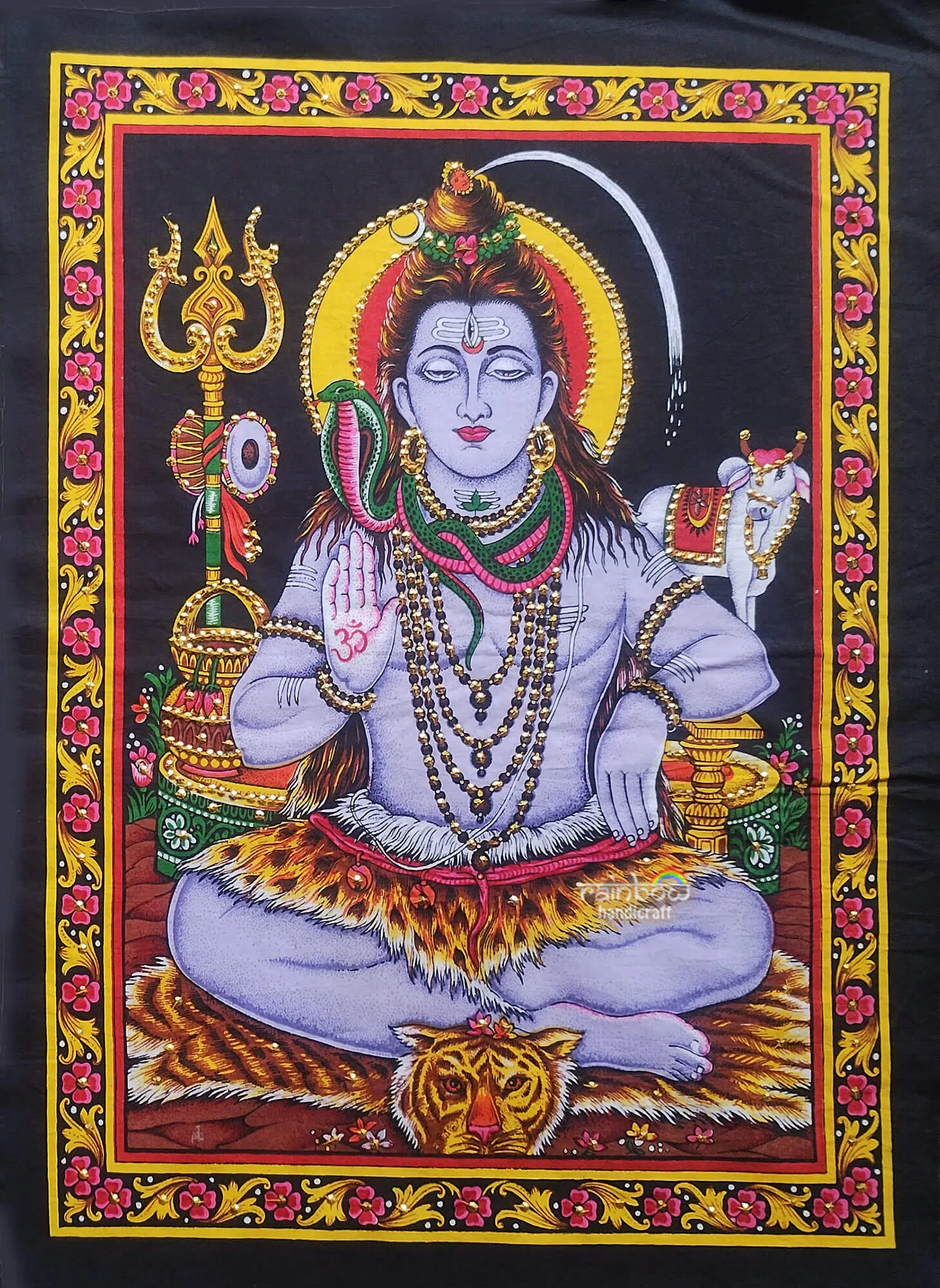 lord shiva tapestry