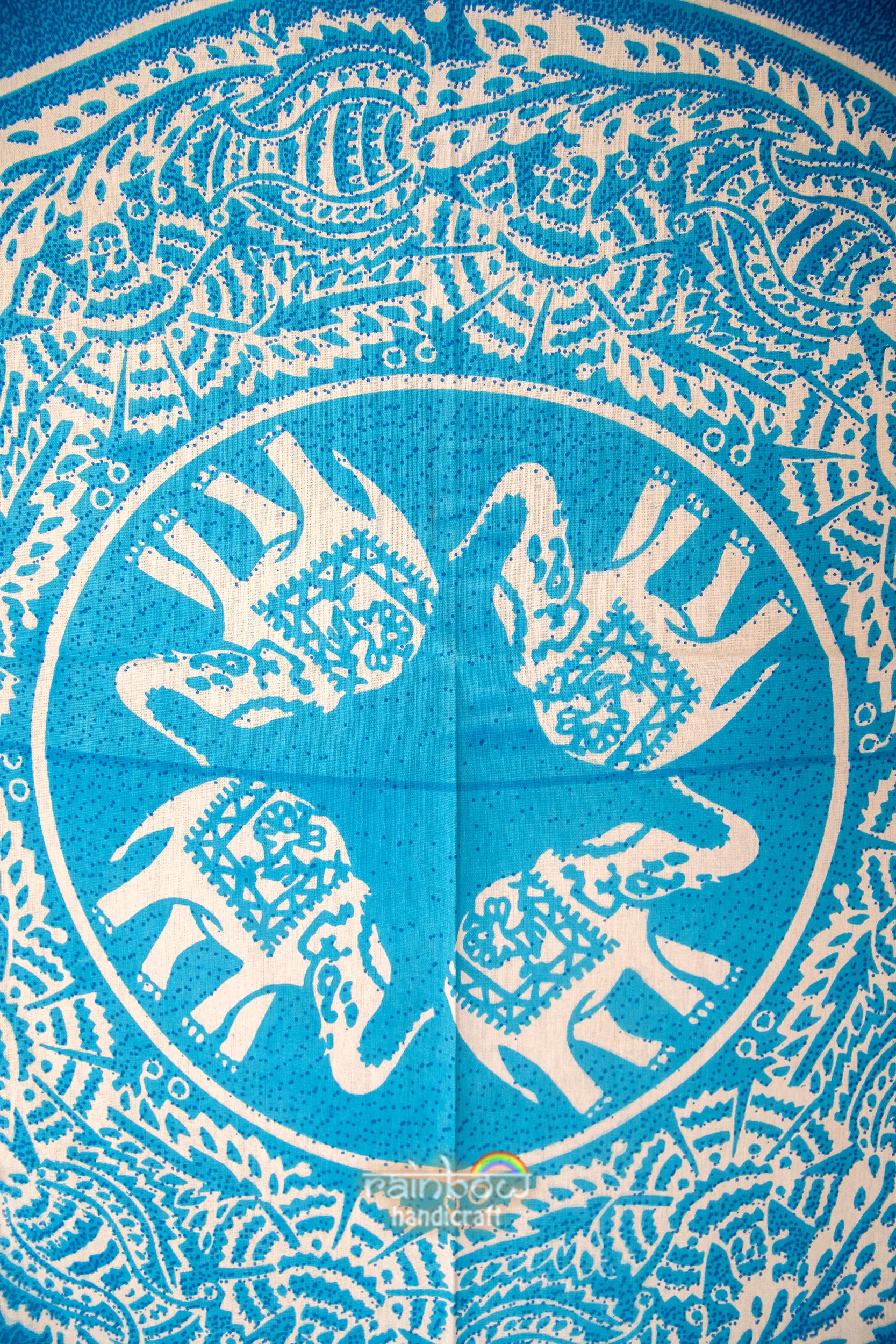 Embrace Elephants Mandala Wall Tapestry amazing hippie bedspread