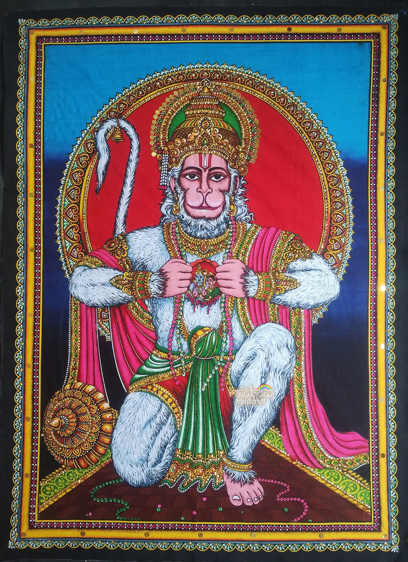 Lord Hanuman Tapestry