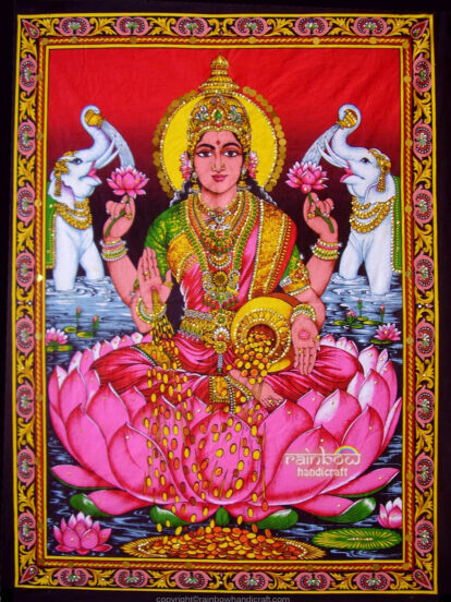 goddess lakshmi tapestry