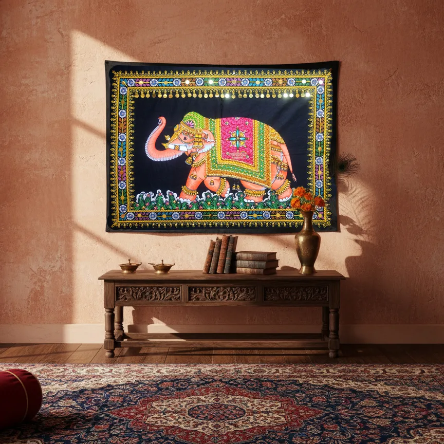 elephant tapestry