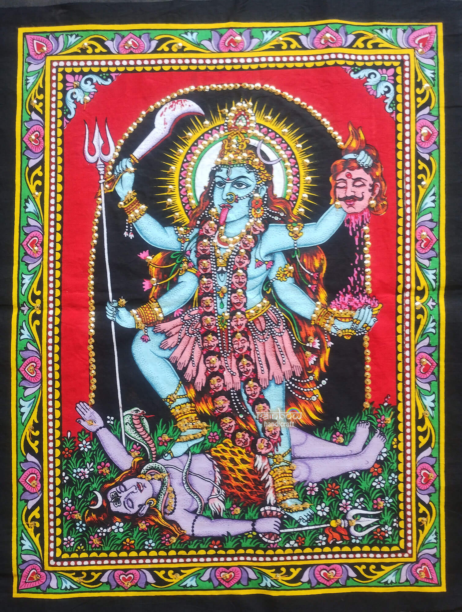 Goddess Kali Maa Tapestry