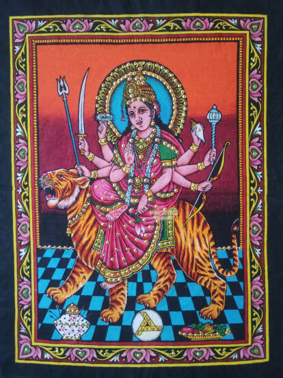 Goddess Durga wall tapestry