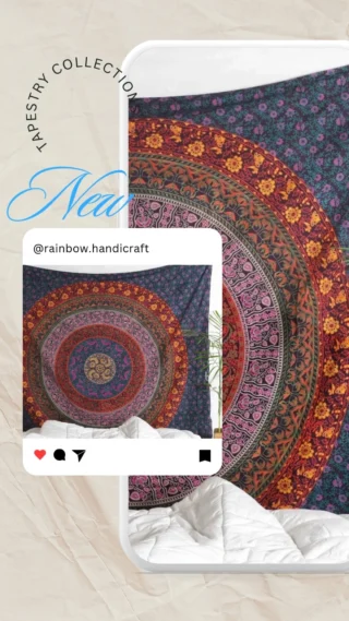 Transform your space with the timeless beauty of a Mandala Tapestry! 🌸Whether you're creating a cozy reading nook, enhancing your meditation corner, or adding boho vibes to your room, this intricate design radiates peace and positivity.📸 Tag us in your photos for a chance to be featured!
🛒 Available now – link in bio.#MandalaTapestry #BohoDecor #RoomInspo #WallArt #HomeDecorIdeas #BohemianStyle #PositiveVibes